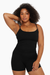SET™ FORMCLOUD LONGLINE CAMI IN ONYX <model-info>Sophia wears a size L and is 5'9", 30.5" waist, 36" bust, 36D bra.</model-info>