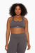 SET™ FORMCLOUD™ RACER BACK BRA IN GRAPHITE <model-info>Sophia wears a size L and is 5'9", 30.5" waist, 36" bust, 36D bra.</model-info>