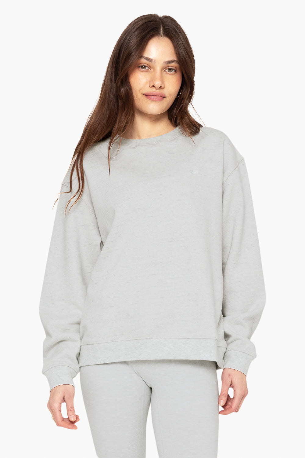 Set Active Heavyweight Sweats Crewneck Heather Grey Heather Grey S