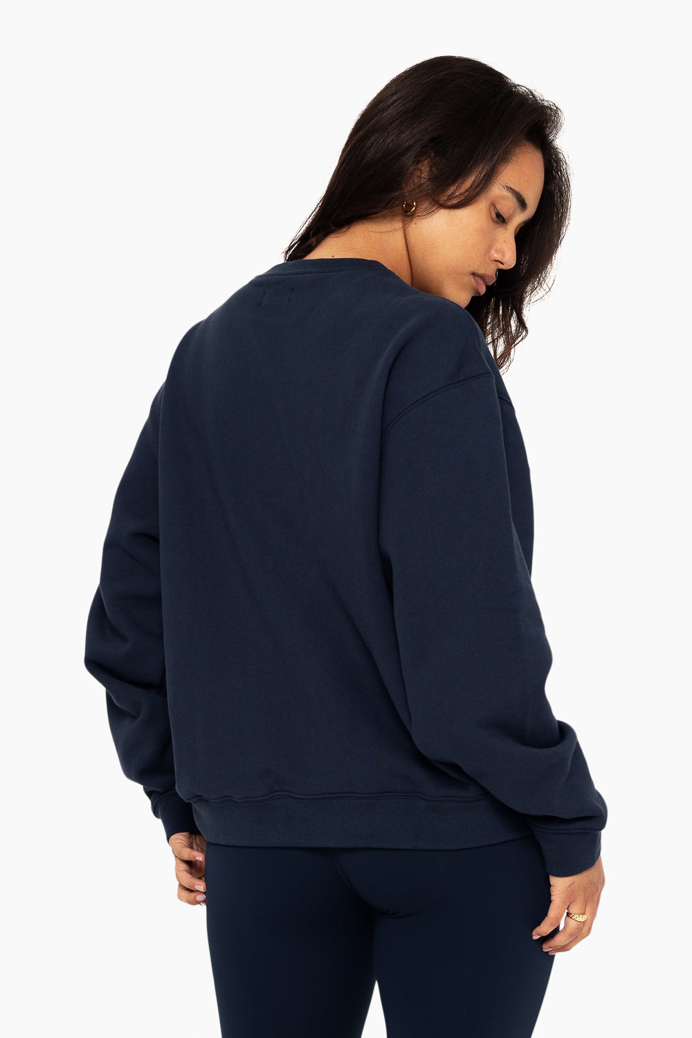 SET™ EMBROIDERED HEAVYWEIGHT SWEATS CREWNECK IN OXFORD