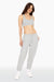 SET™ EMBROIDERED HEAVYWEIGHT SWEATS DRAWSTRING SWEATPANTS IN HEATHER GREY 