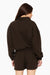 SET™ EMBROIDERED HEAVYWEIGHT SWEATS HALF ZIP IN ESPRESSO 