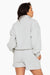 SET™ EMBROIDERED HEAVYWEIGHT SWEATS HALF ZIP IN HEATHER GREY 