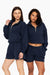SET™ EMBROIDERED HEAVYWEIGHT SWEATS HALF ZIP IN OXFORD 