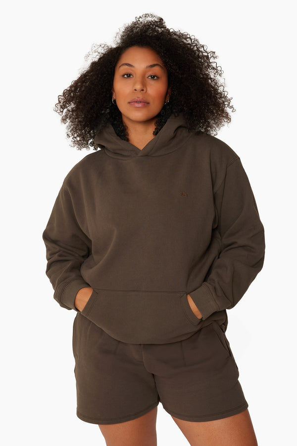 SET™ HEAVYWEIGHT SWEATS HOODIE IN BROWNSTONE 