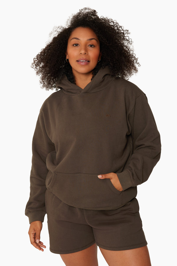 SET™ HEAVYWEIGHT SWEATS HOODIE IN BROWNSTONE 