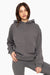SET™ EMBROIDERED HEAVYWEIGHT SWEATS HOODIE IN GRAPHITE <model-info>Yara wears a size S and is 5'9", 25" waist, 33" bust, 32C bra.</model-info>