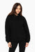 SET™ EMBROIDERED HEAVYWEIGHT SWEATS HOODIE IN ONYX <model-info>Yara wears a size S and is 5'9", 25" waist, 33" bust, 32C bra.</model-info>