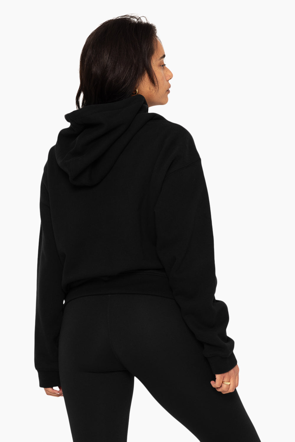 SET™ EMBROIDERED HEAVYWEIGHT SWEATS HOODIE IN ONYX