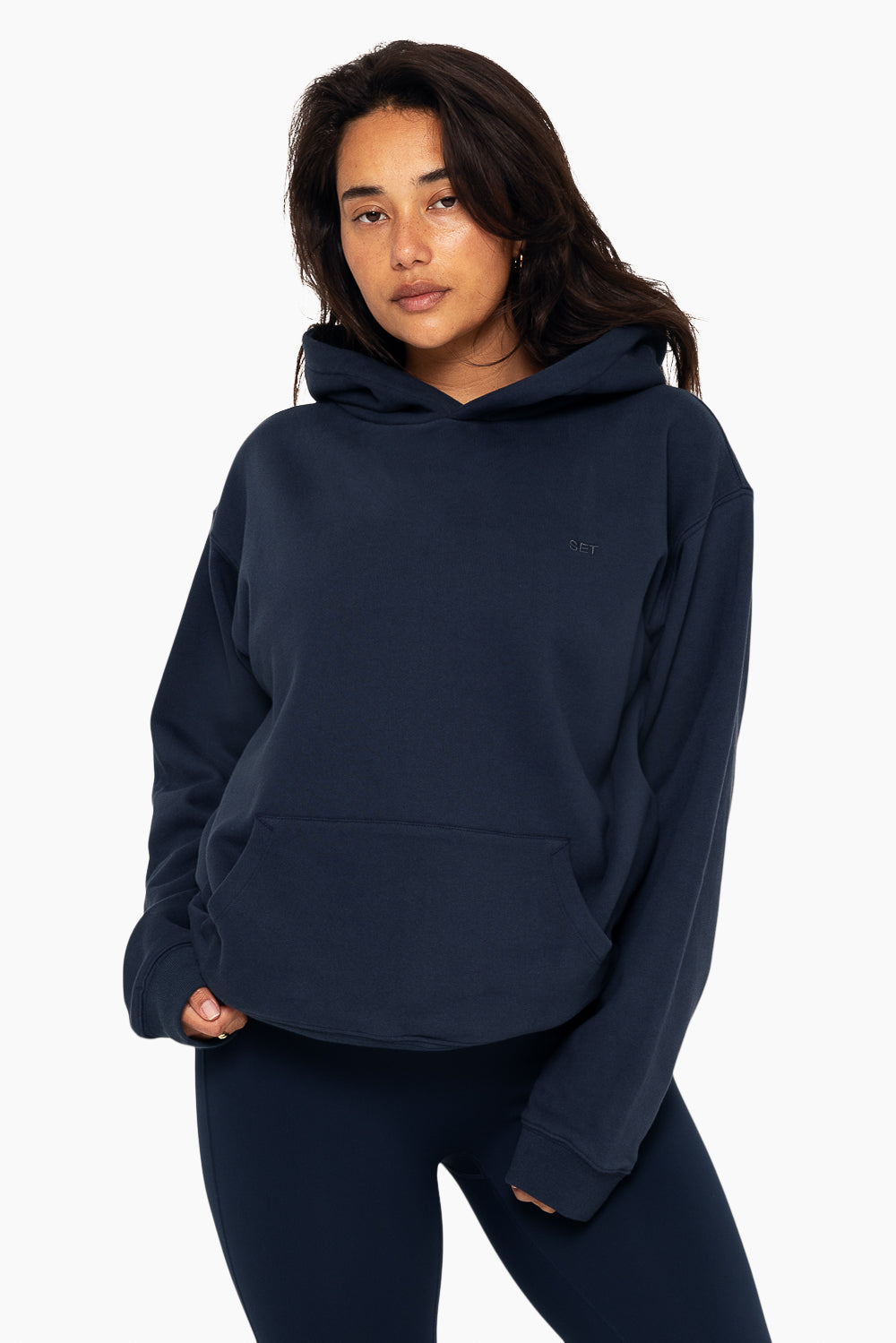 SET™ EMBROIDERED HEAVYWEIGHT SWEATS HOODIE IN OXFORD