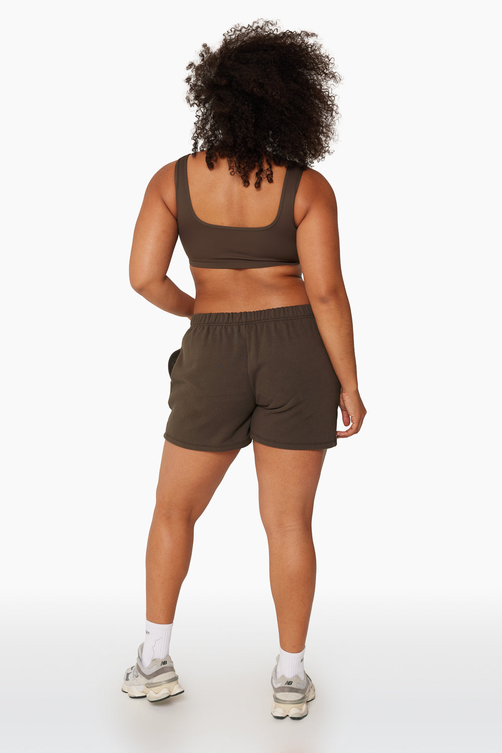 HEAVYWEIGHT SWEATS SWEAT SHORTS BROWNSTONE