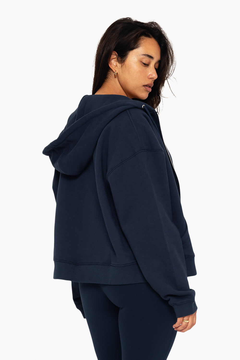 SET™ EMBROIDERED HEAVYWEIGHT SWEATS ZIP HOODIE IN OXFORD