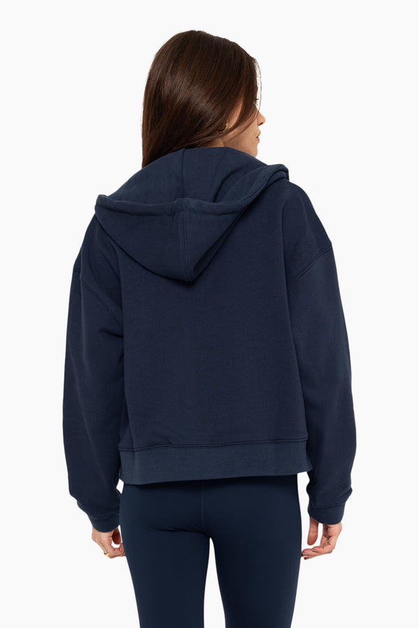 SET™ EMBROIDERED HEAVYWEIGHT SWEATS ZIP HOODIE IN OXFORD 