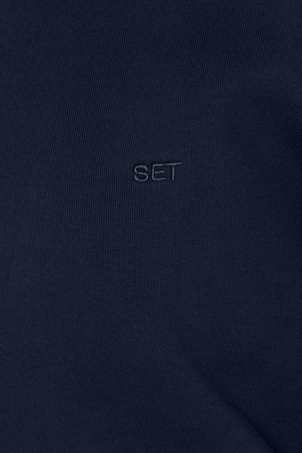 SET™ EMBROIDERED HEAVYWEIGHT SWEATS ZIP HOODIE IN OXFORD 