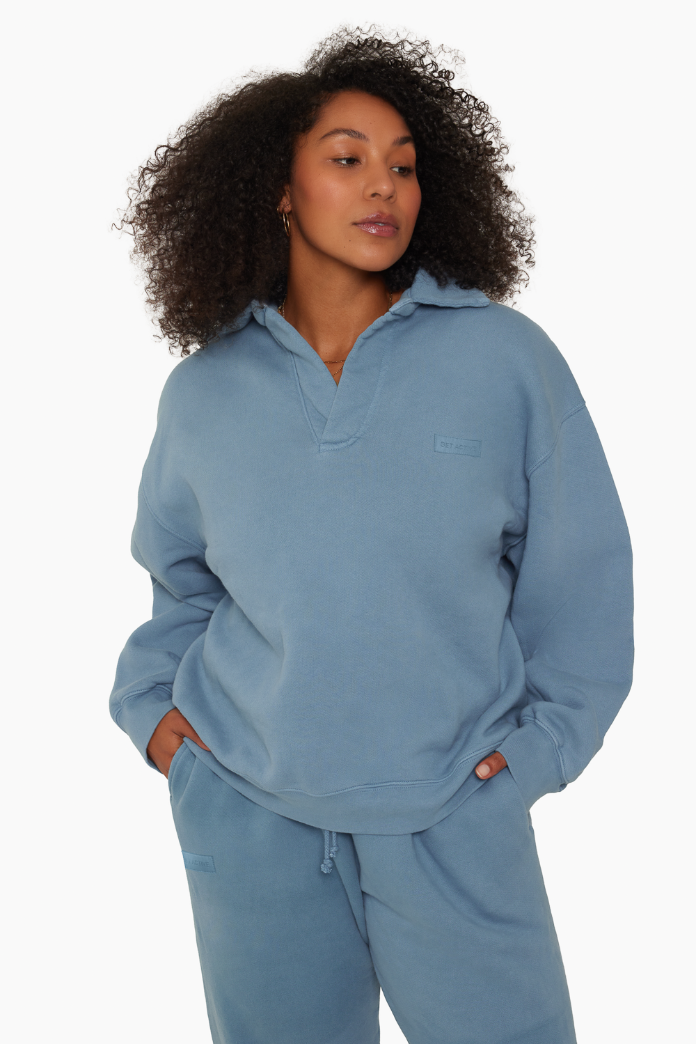 Collared hoodie cheap