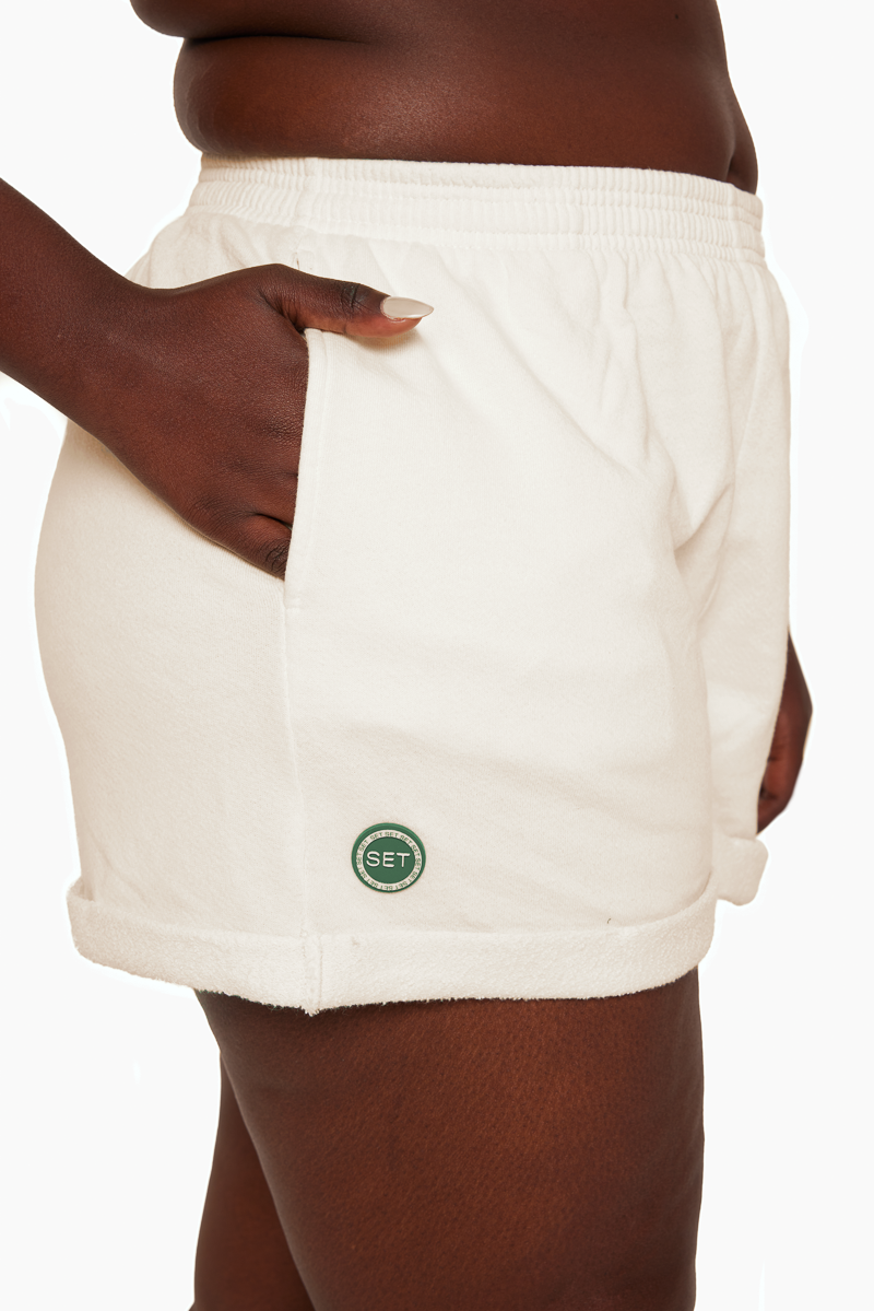 SET ACTIVE LIGHTWEIGHT COURTSIDE SWEAT SHORTS IN VOLLEY