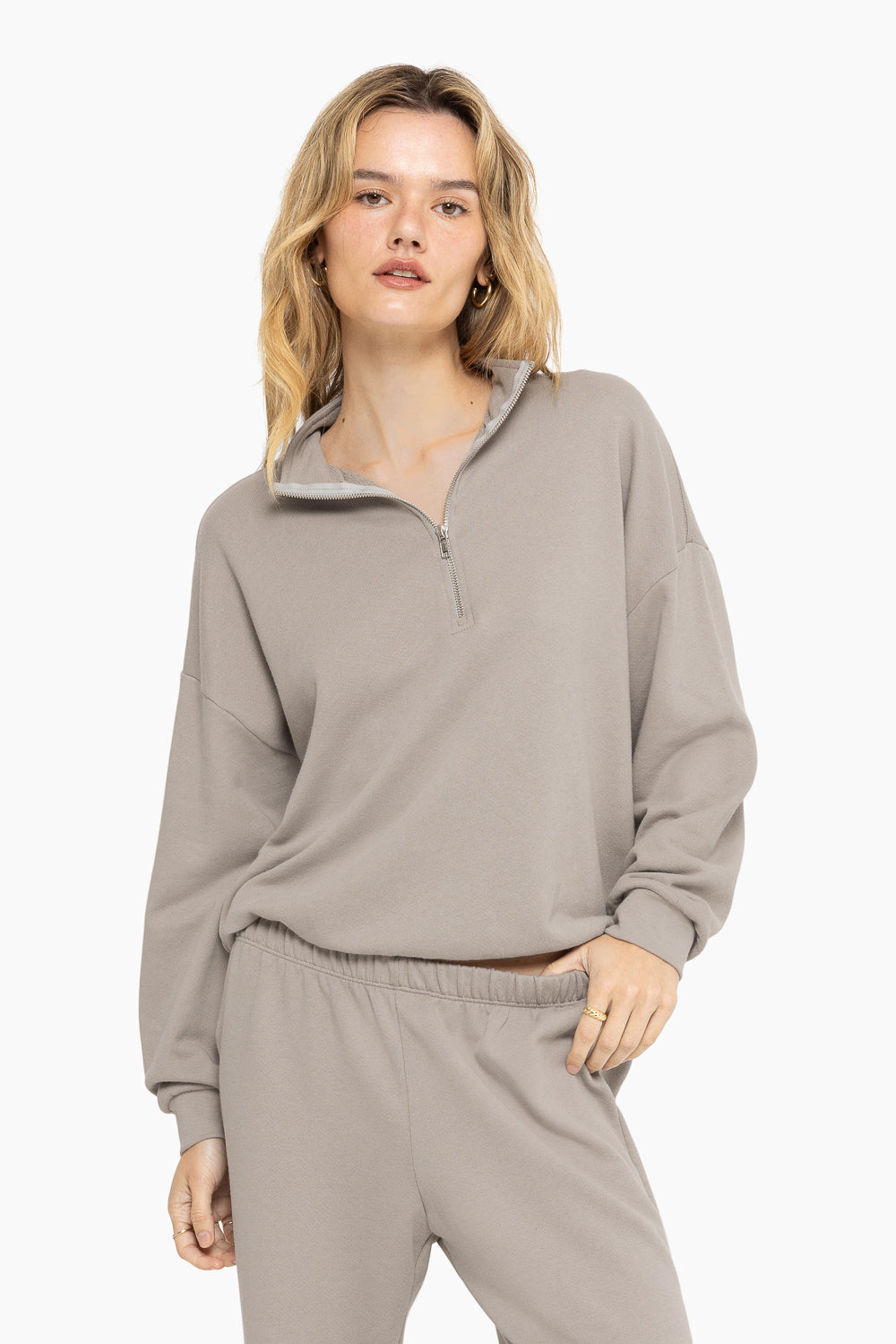 LIGHTWEIGHT SWEATS QUARTER ZIP BREEZE