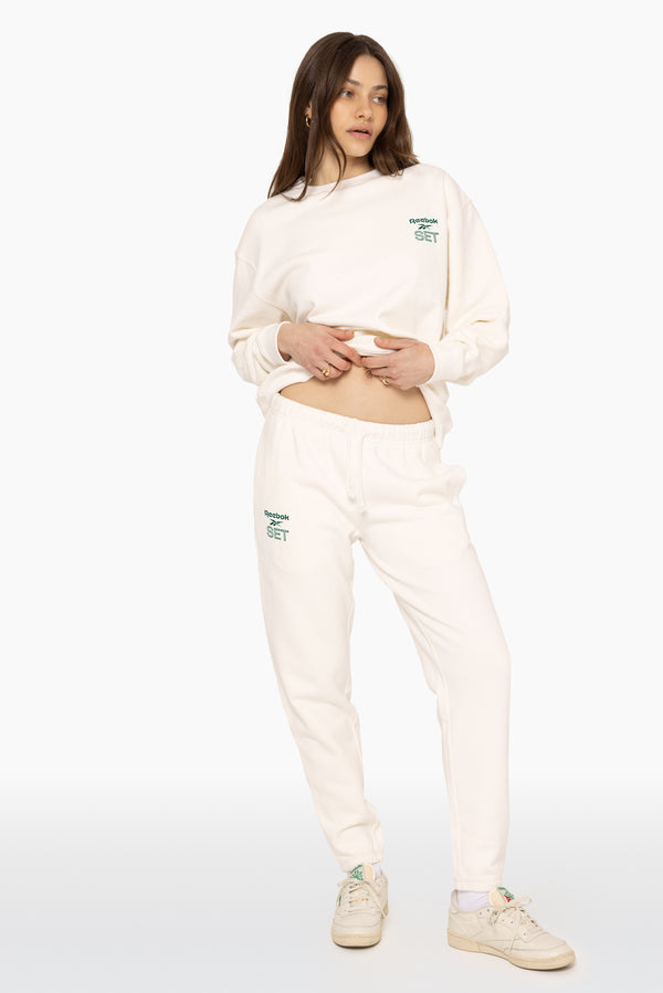 Reebok X SET™ SWEATPANTS IN BLANC 
