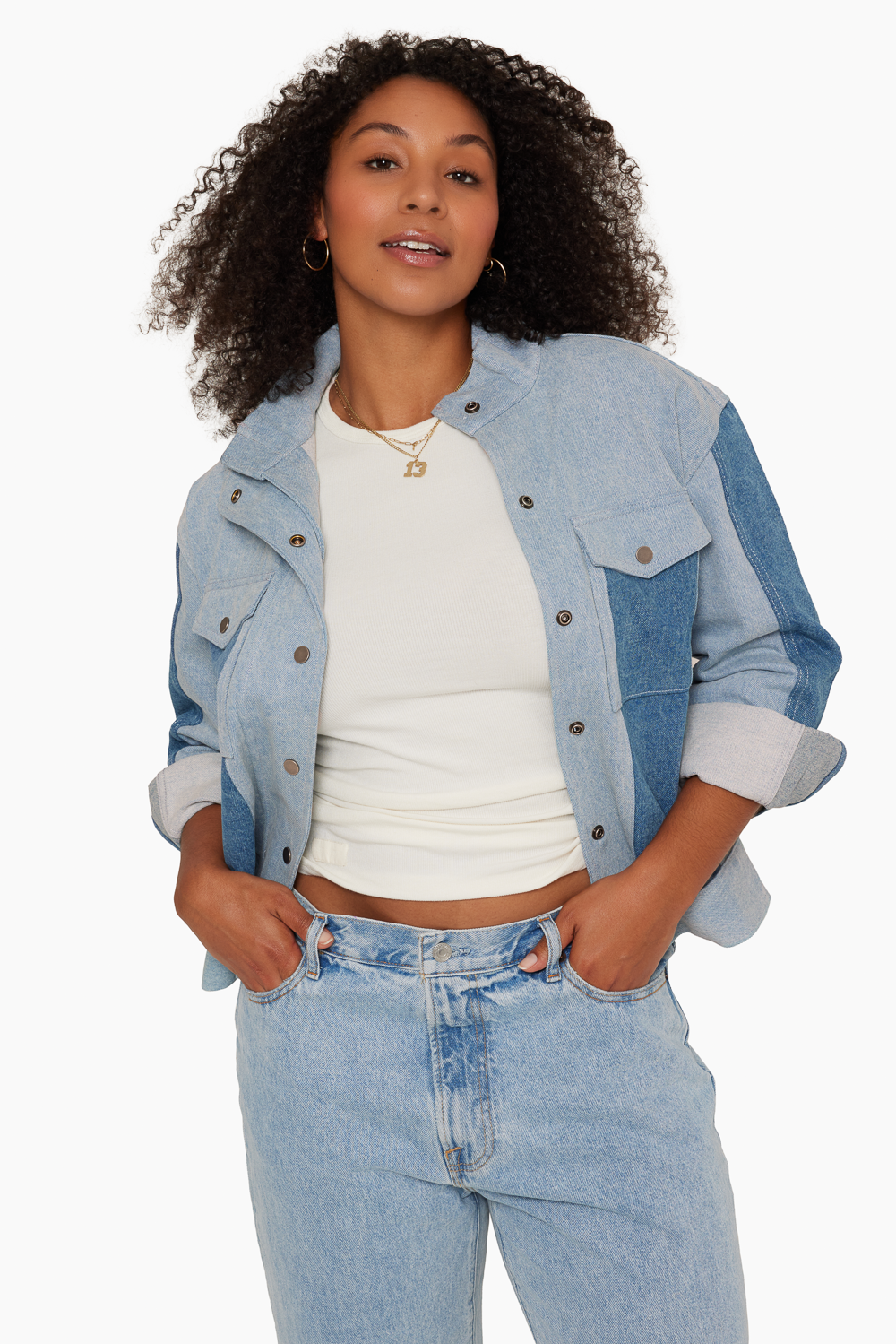 Joe's Jeans The Bianca Two Tone Denim Jacket | Bloomingdale's