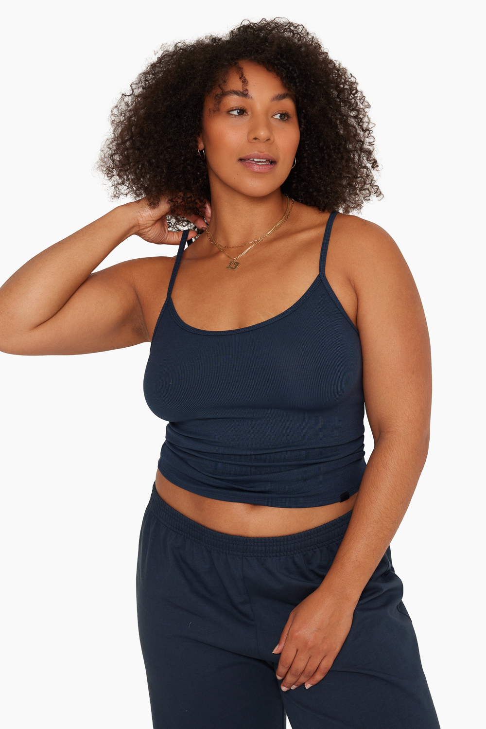 SET™ RIBBED MODAL RIBBED CLASSIC CAMI IN OXFORD