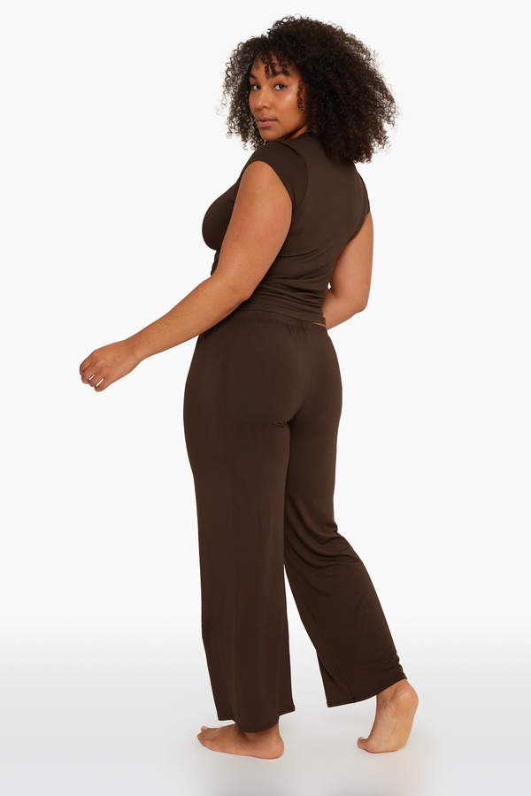 SET™ SLEEP JERSEY CLASSIC SLEEP PANTS IN ESPRESSO 