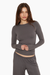 SET™ SLEEP JERSEY FITTED LONG SLEEVE IN GRAPHITE 