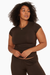 SET™ SLEEP JERSEY GIRLFRIEND TEE IN ESPRESSO 