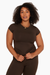 SET™ SLEEP JERSEY GIRLFRIEND TEE IN ESPRESSO 