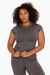 SET™ SLEEP JERSEY GIRLFRIEND TEE IN GRAPHITE 