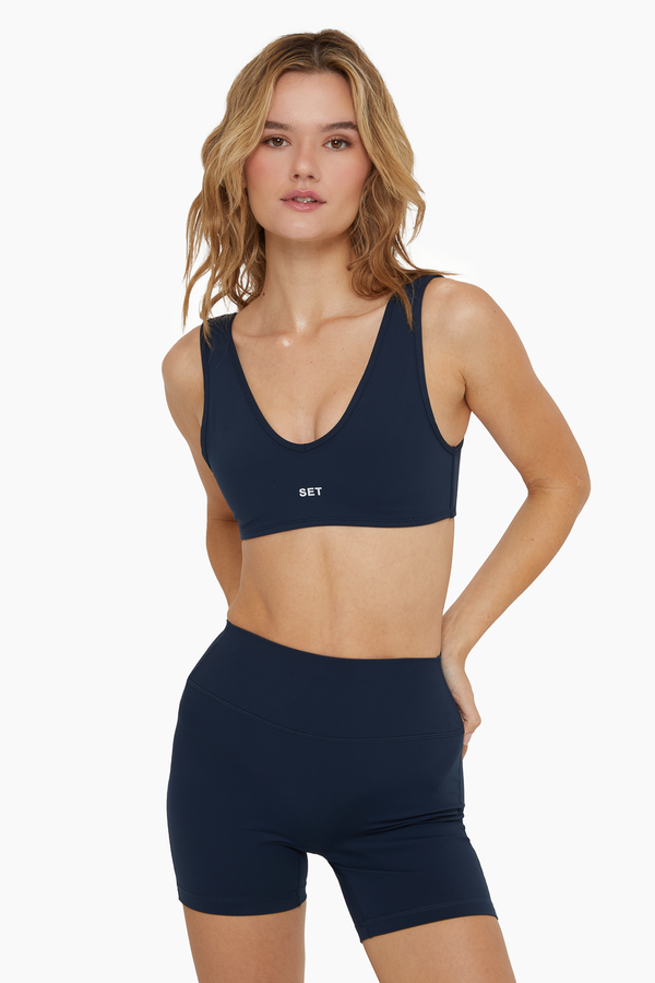SET™ SPORTBODY® DIP BRA IN OXFORD 