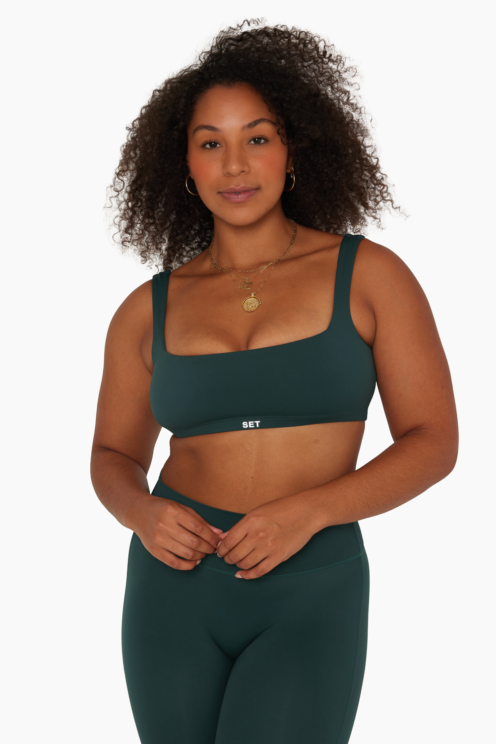 SPORTBODY® SQUARE BACK BRA - IVY Featured Image