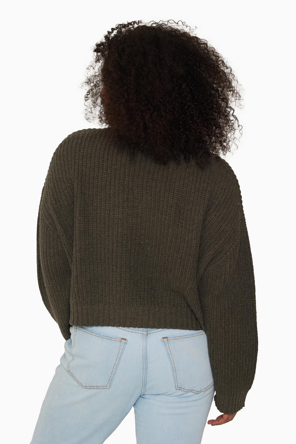 SET™ CROPPED CREWNECK IN SHADOW