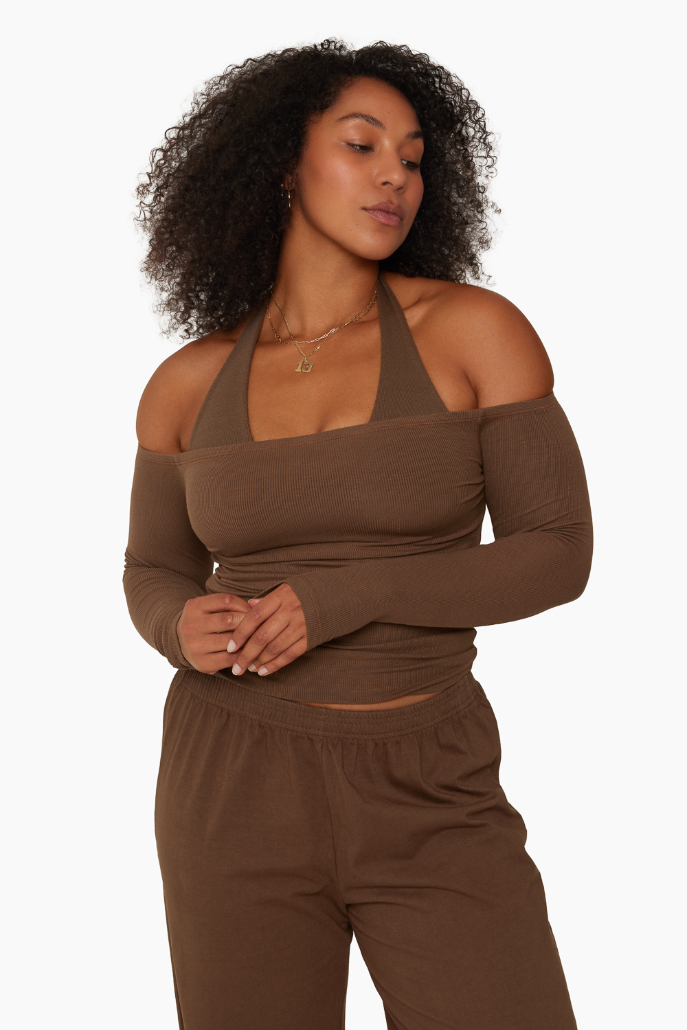 SET™ THE ABBY TOP IN BARK