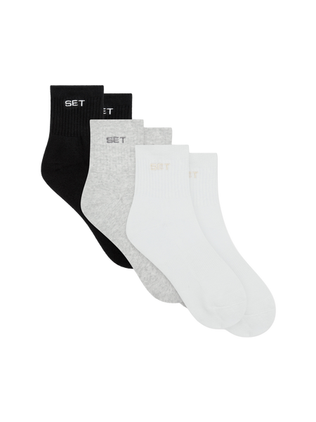 白黒セット　soph. FCRB ANKLE SOCKS 新品　サイズM SET-SHORTY-SOCKS-_3PACK_grande