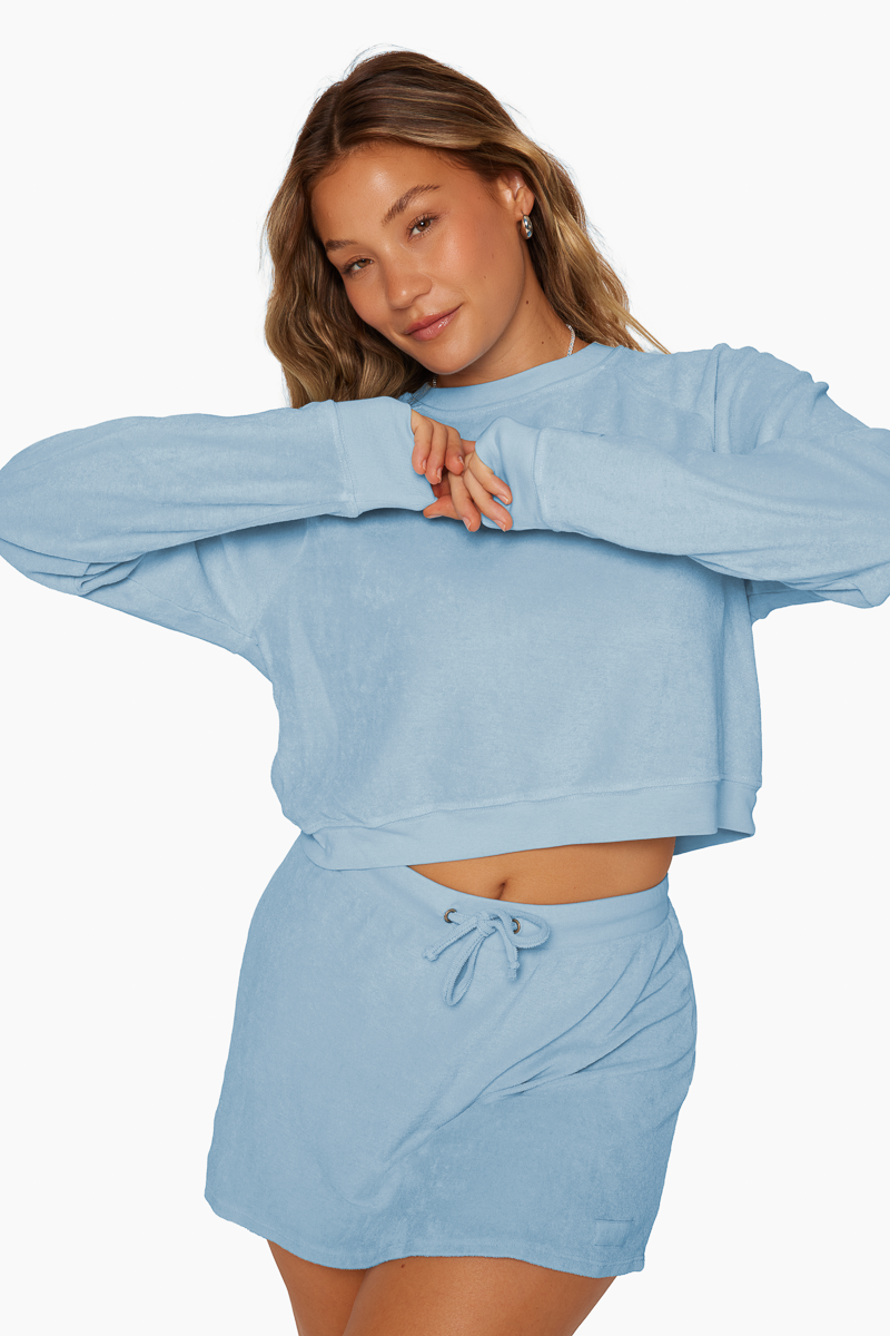 TERRY CROPPED CREWNECK - DREAM Featured Image