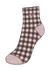 SET GINGHAM GRIP SHORTY SOCKS - DRIFTWOOD