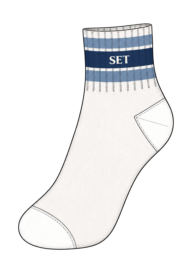 SET STRIPE SHORTY SOCKS - HAMMOCK