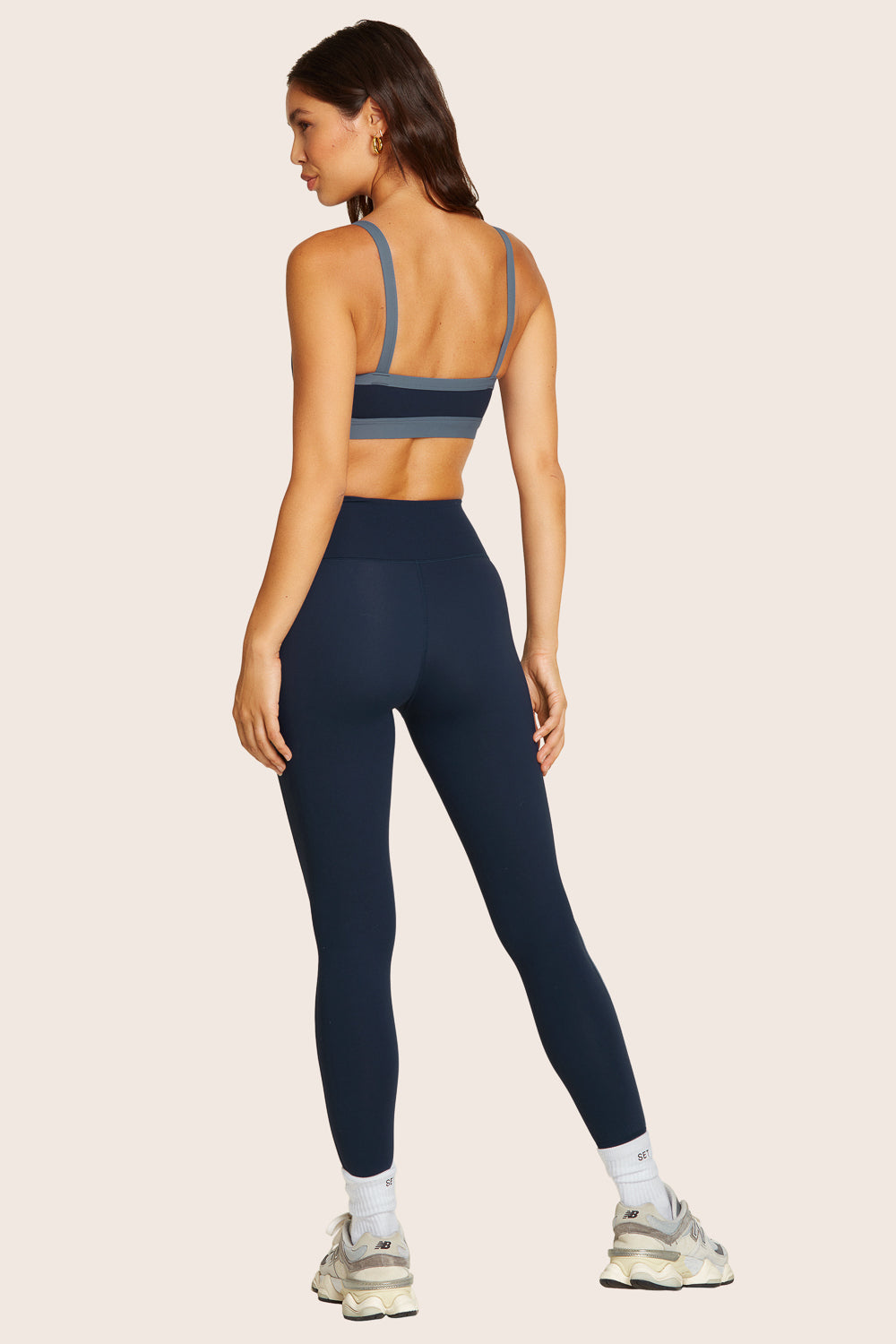 SET™ SPORTBODY® STRIPE LEGGINGS IN HARBOR