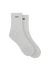 Gray socks with 'SET' and '818' text on a white background