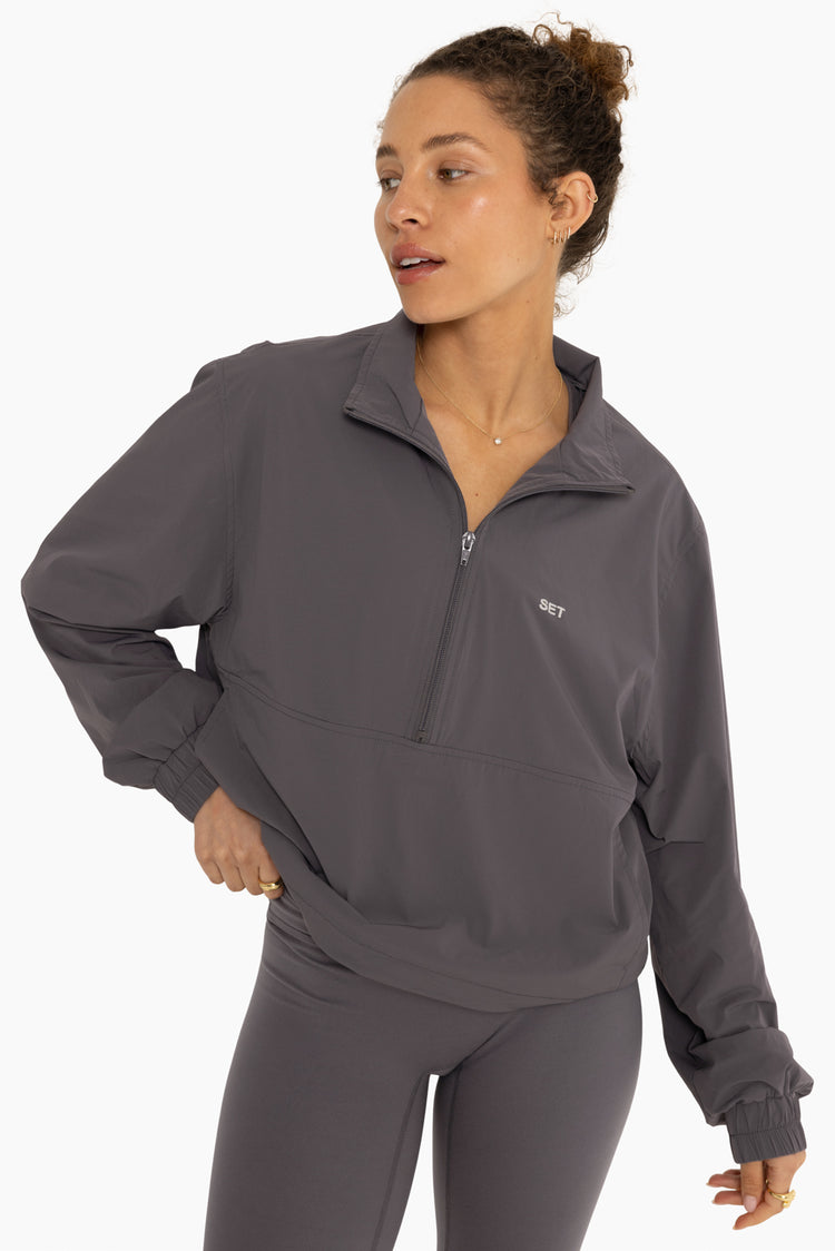 0401~Hooded ACTIVE Nylon Windbreaker main image 0