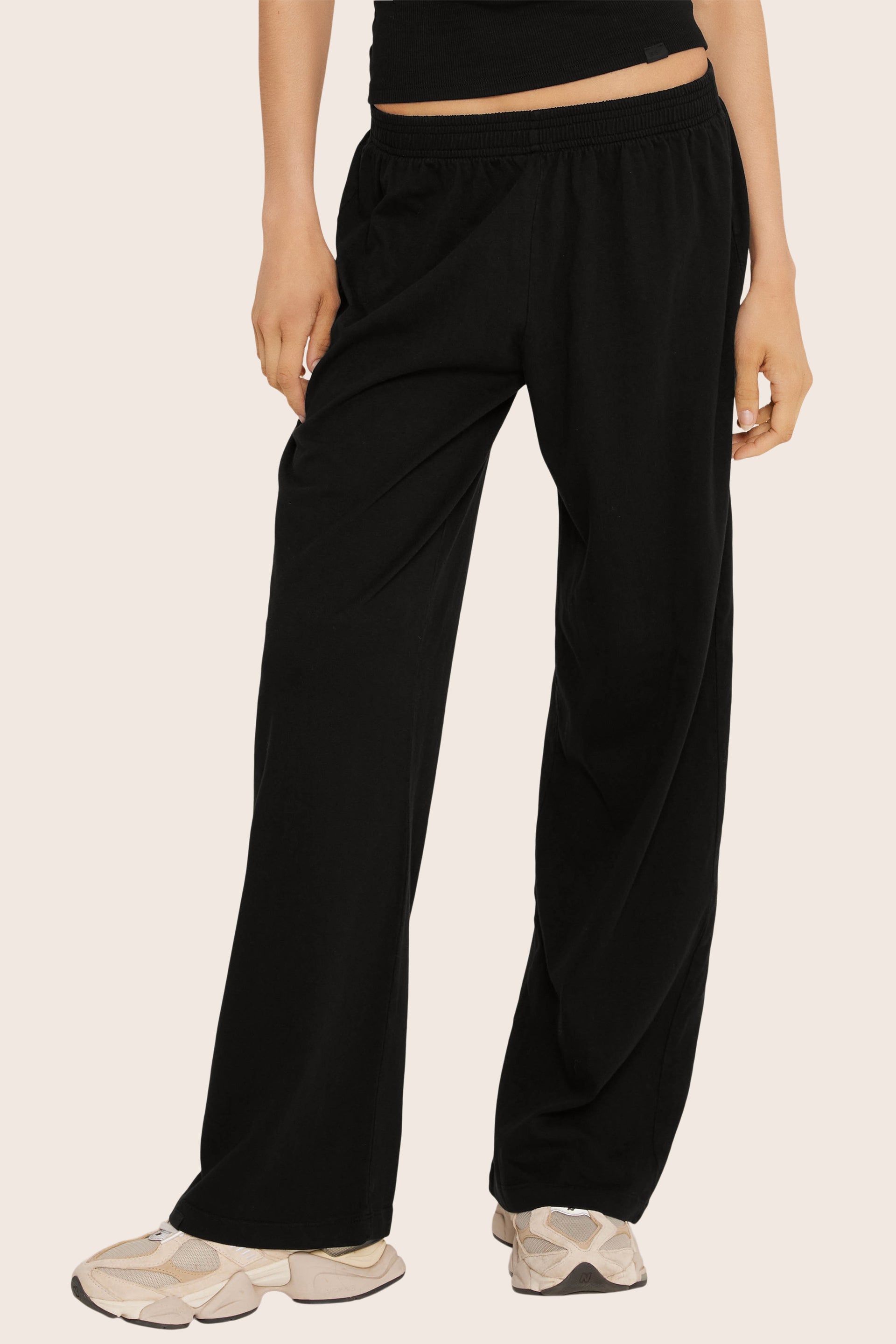 SET™ HEAVY COTTON EASY PANTS IN ONYX