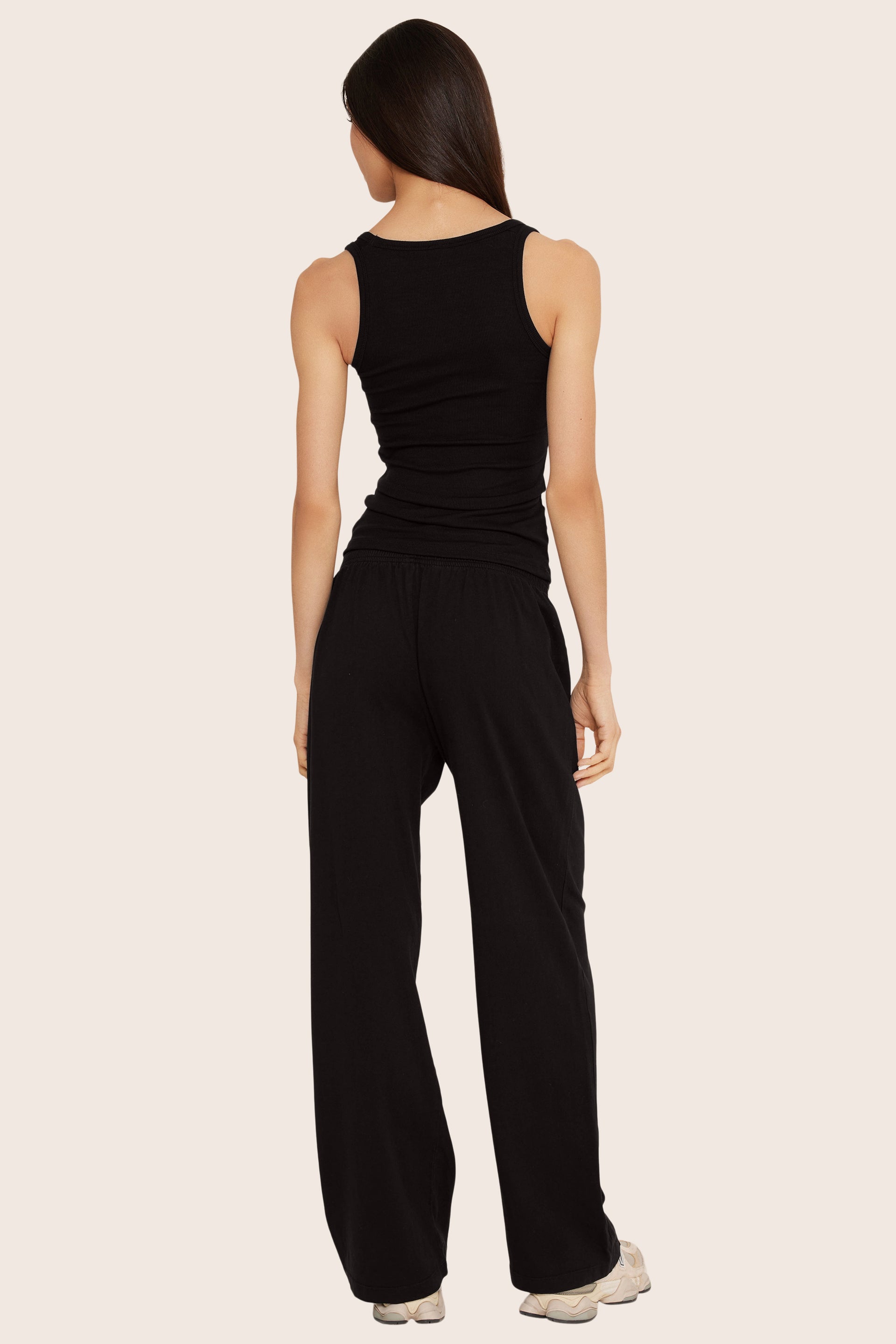 SET™ HEAVY COTTON EASY PANTS IN ONYX