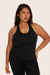 SET™ CLASSIC COTTON DAILY RACER TANK IN ONYX 