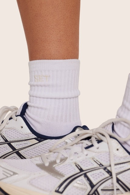 SET™ SOCKS IN BLANC