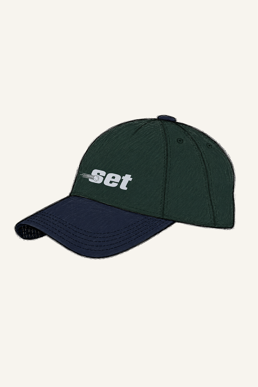 SET TENNIS TWO TONE 5-PANEL HAT - CADDIE