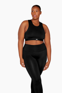 SPORTBODY® FLARE LEGGINGS - ONYX