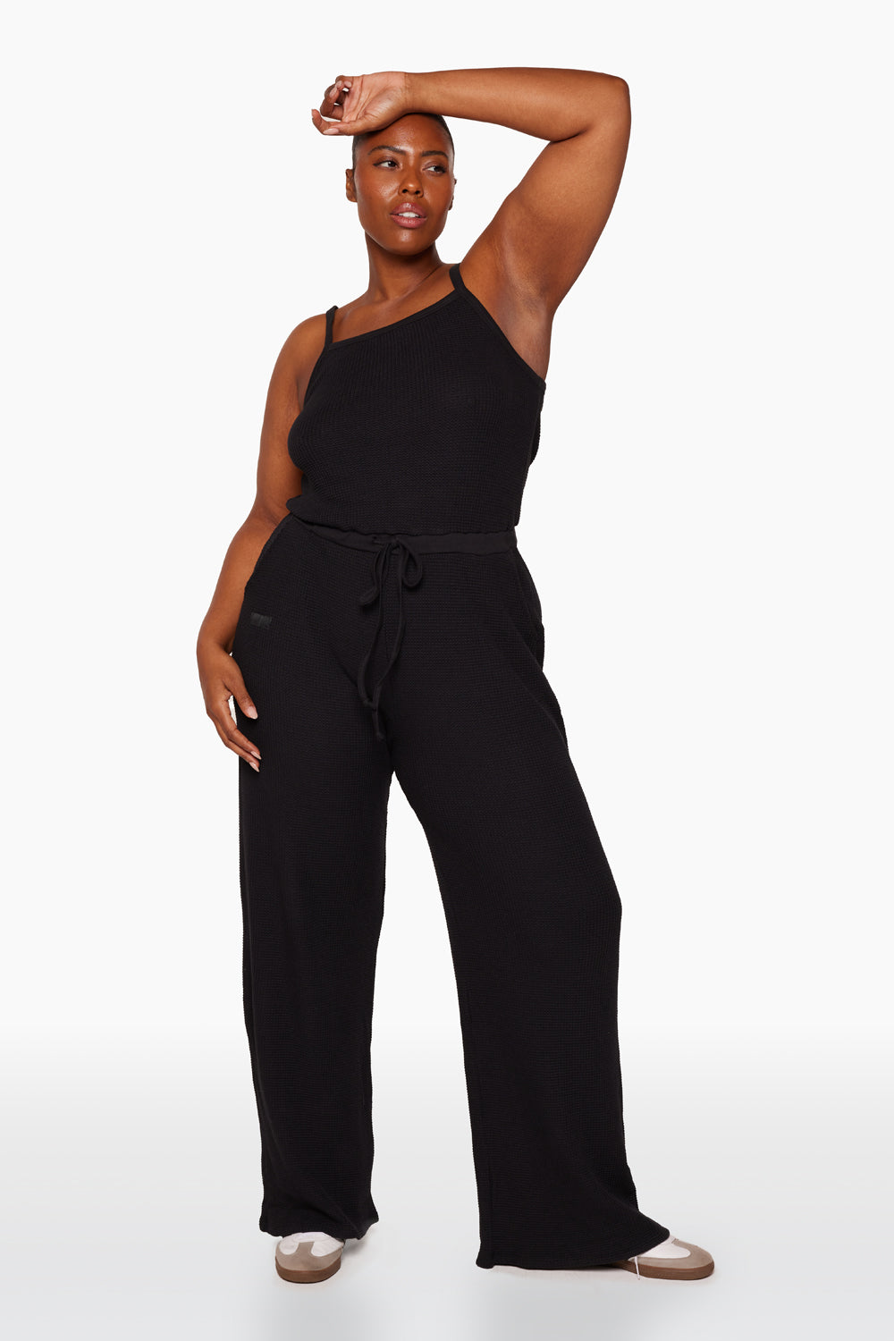LOUNGE CAMI JUMPSUIT - ONYX Featured Image